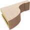 Ekena Millwork 3"W x 9"D x 6"H Classic Del Monte Rough Cedar Woodgrain TimberThane Corbel, Primed Tan CORUR03X09X06DELRCPR - alternate 6